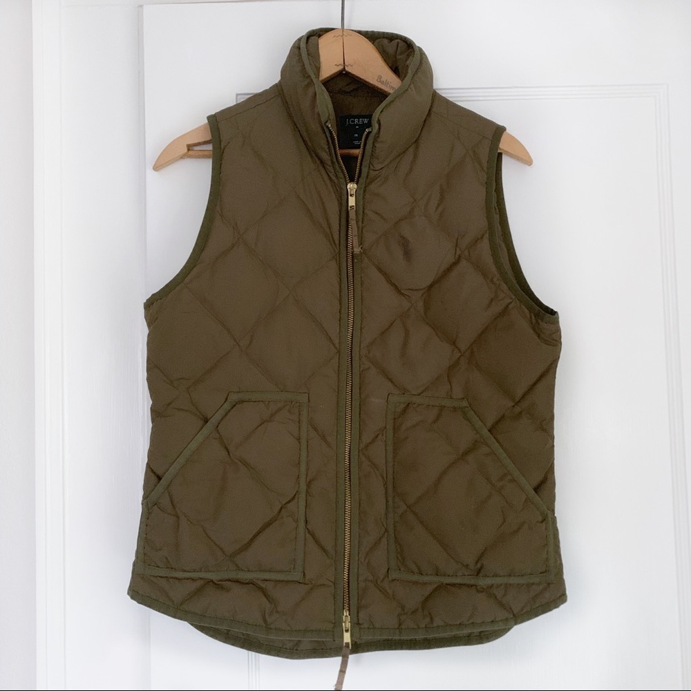 J. Crew Factory Hunter Green Excursion Vest XS